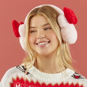 Minnie Mouse Ear Muffs Pink Forever 21 NWT F21 Earmuffs Disney 100